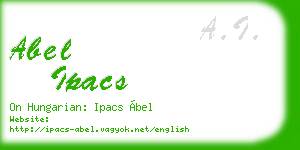 abel ipacs business card